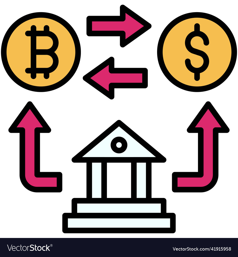Centralized exchange icon blockchain related