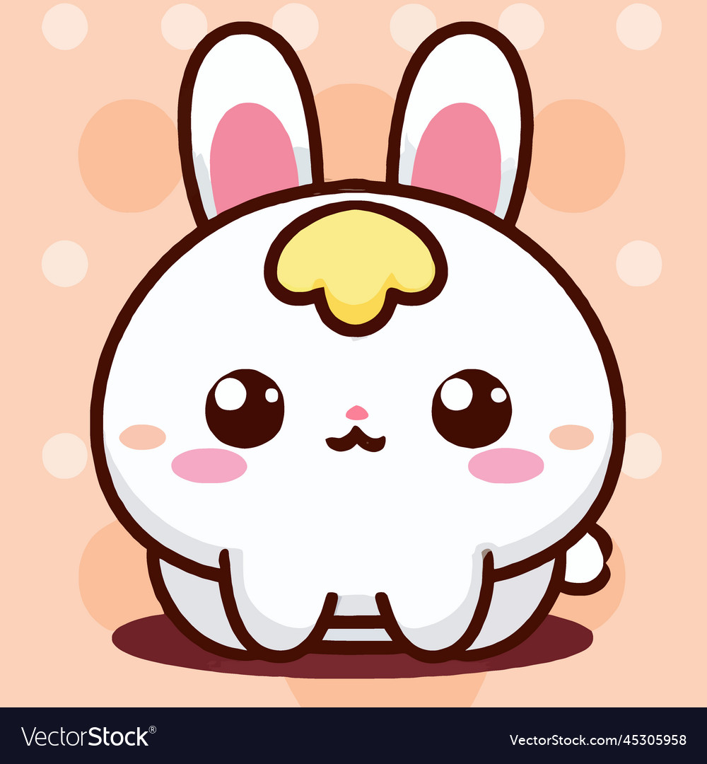 Premium Vector  Cute kawai style rabbit character