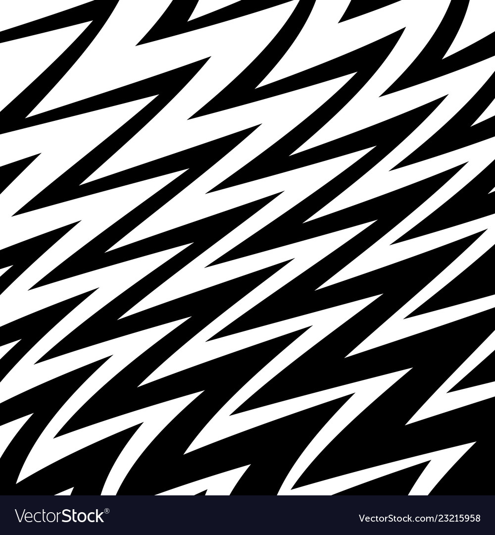 Geometric simple zigzag print wave pattern vector image Geometric simple zigzag print wave pattern