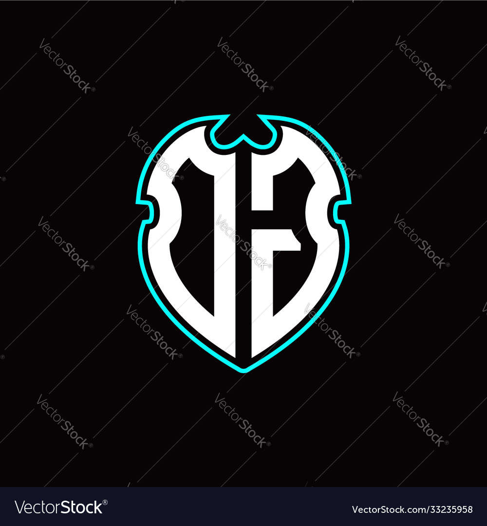 O j initial logo design with a shield shape
