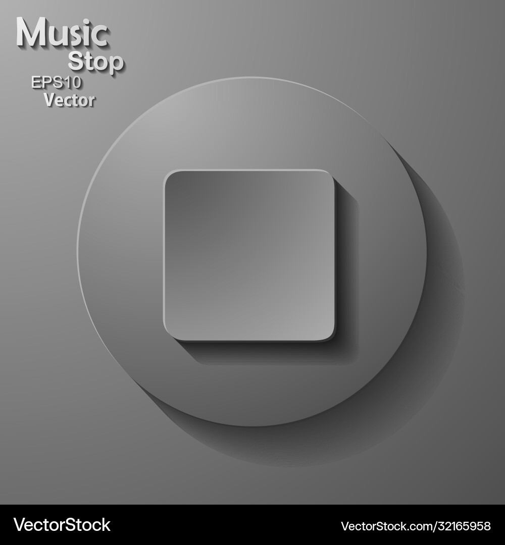 Play button web icon flat design Royalty Free Vector Image