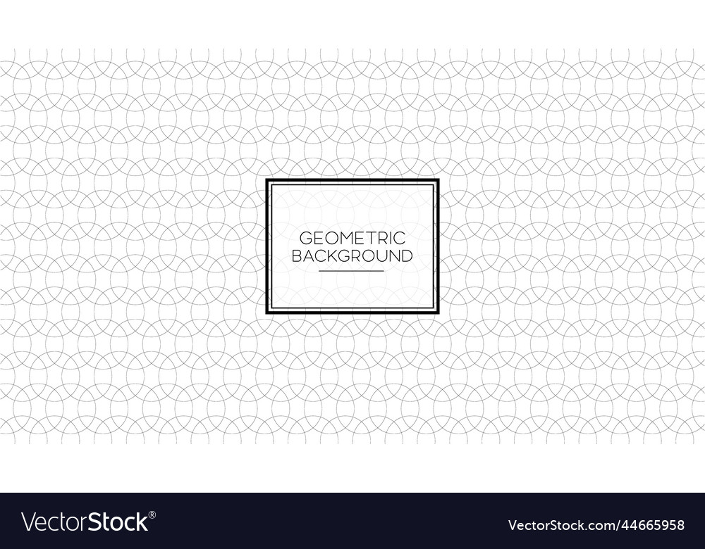 Round geometric simple subtle shapes pattern