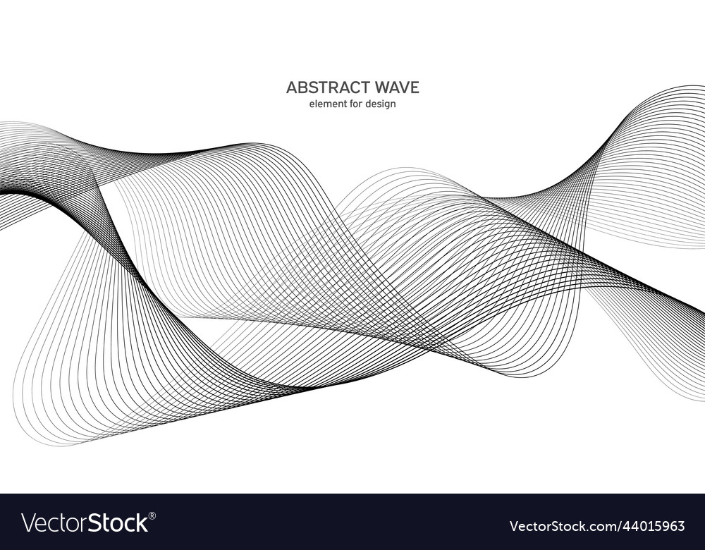 Abstract wave element for design digital vector image Abstract wave element for design digital