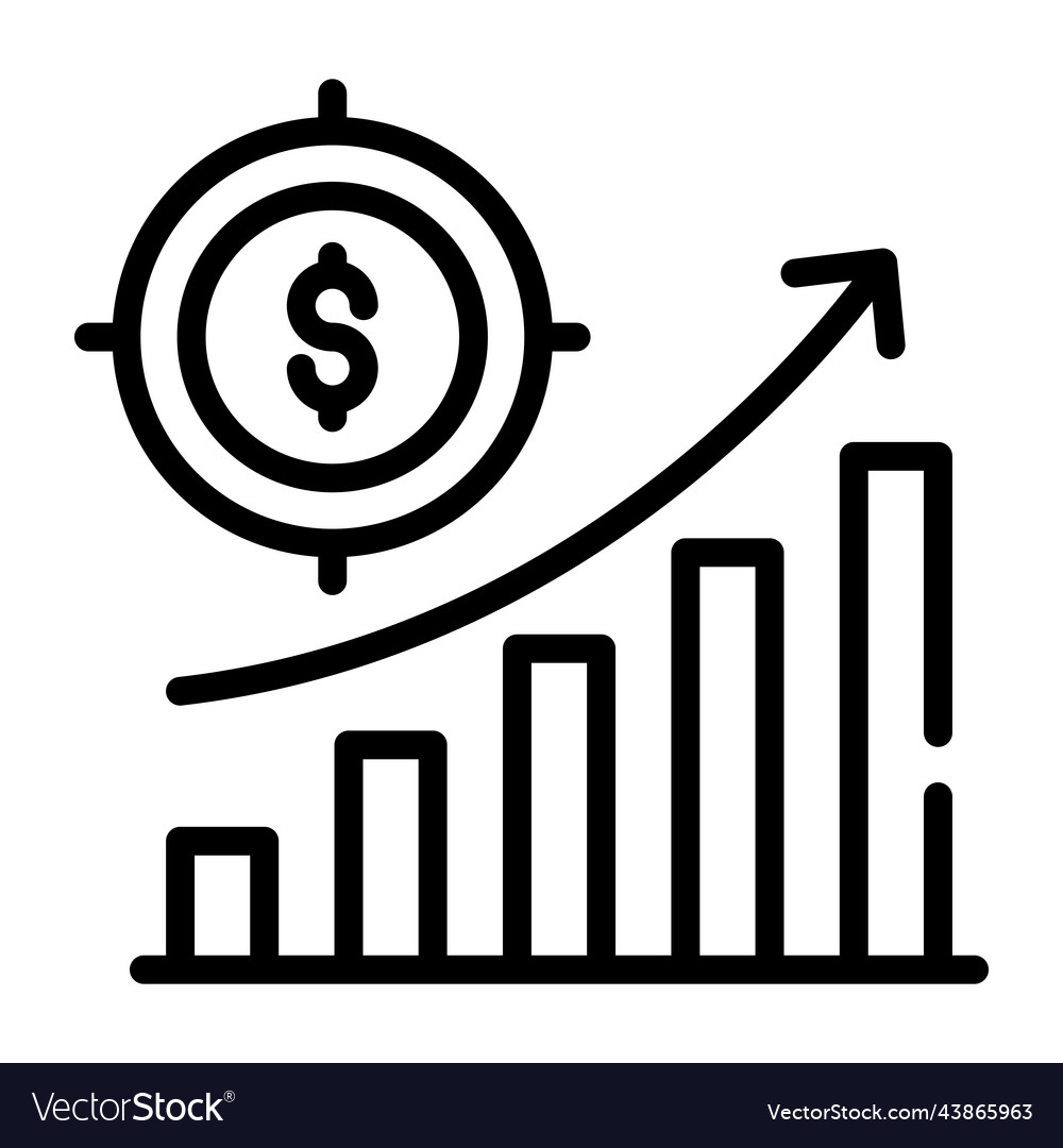 Business growth Royalty Free Vector Image - VectorStock