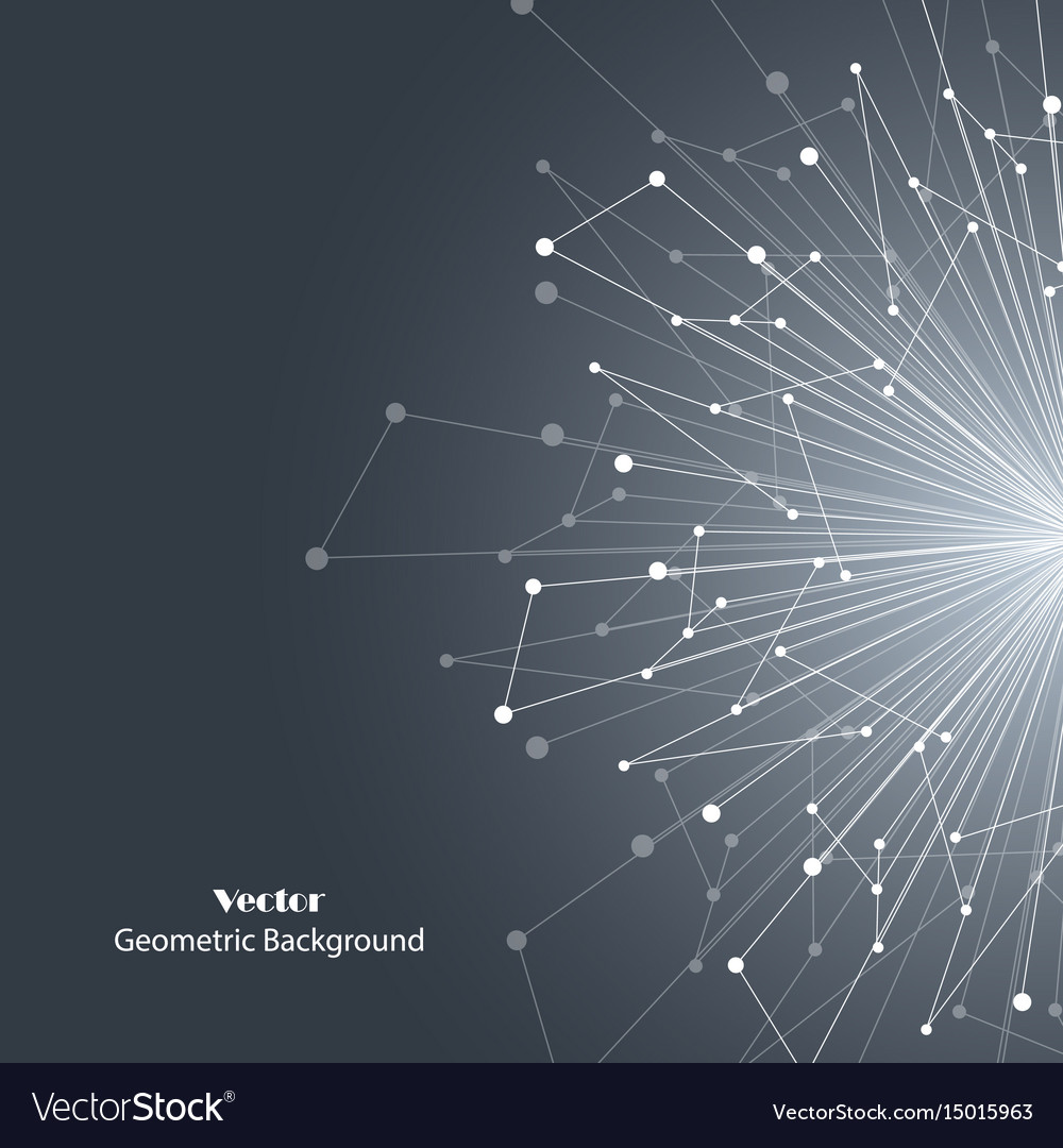 Connected Dots and Lines Background