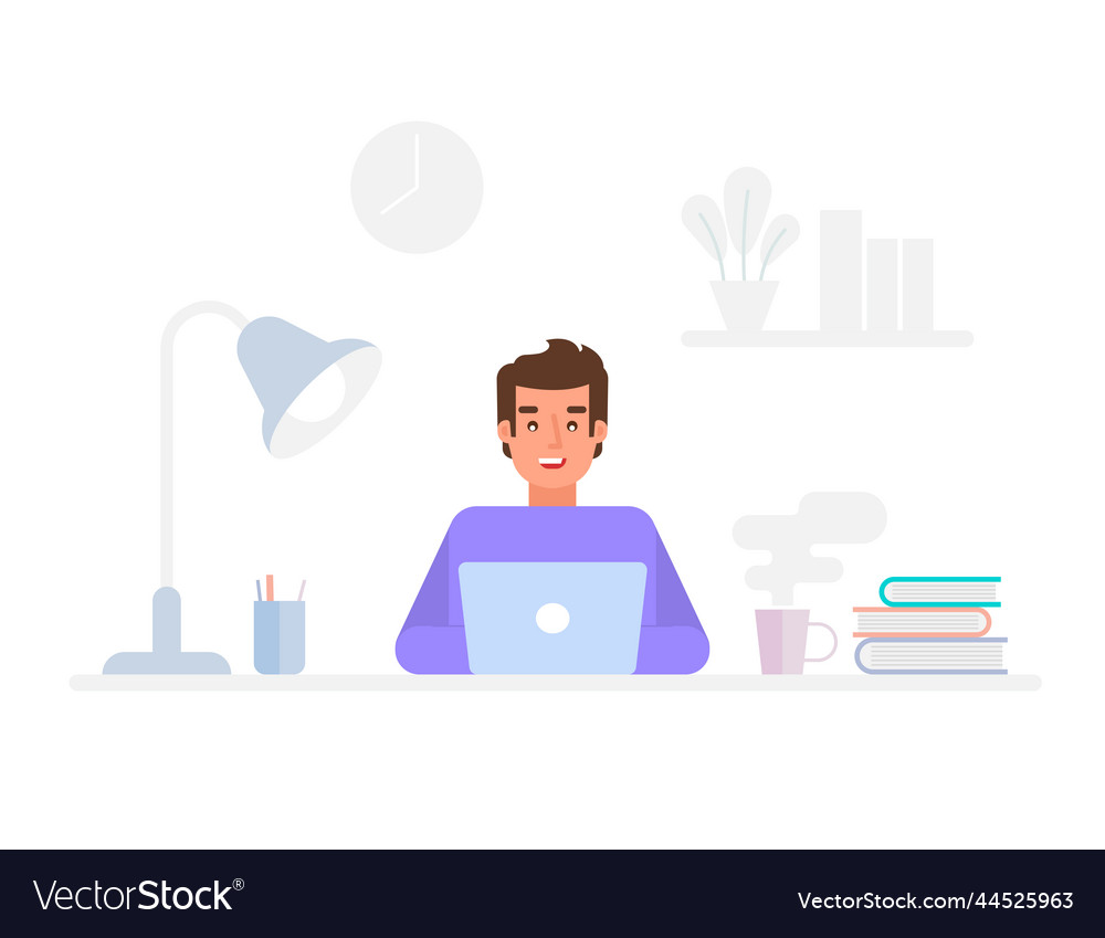 Programmer or web engineer at work