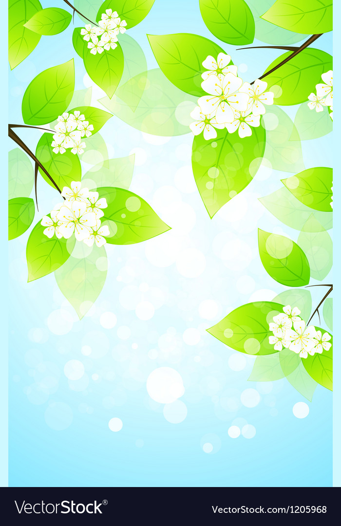 Abstract background with tree branch