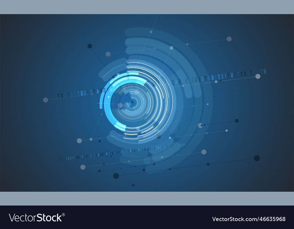Abstract futuristic circuit computer internet vector image Abstract futuristic circuit computer internet