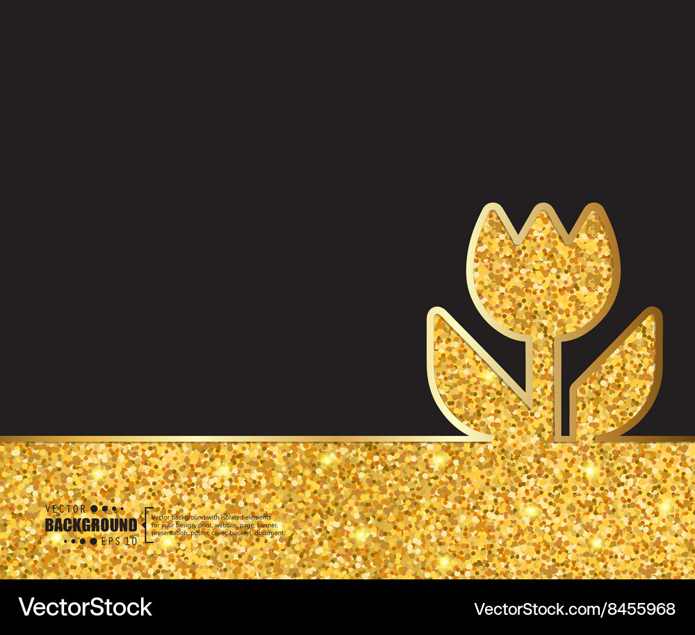Creative Flower Art Template Royalty Free Vector Image