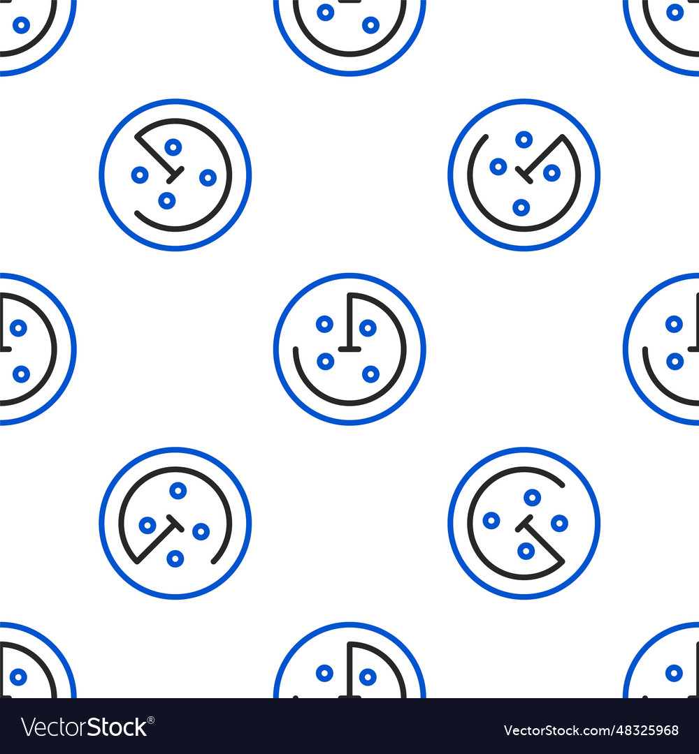 Line radar with targets on monitor in searching Vector Image Line radar with targets on monitor in searching
