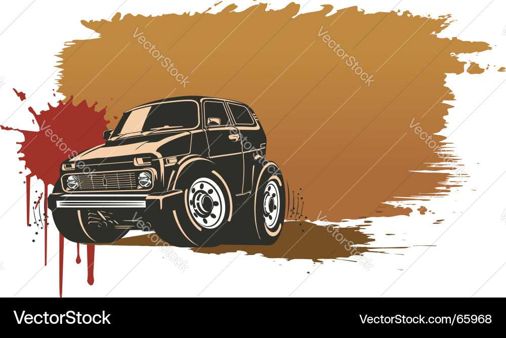 Off-road vehicle Royalty Free Vector Image - VectorStock