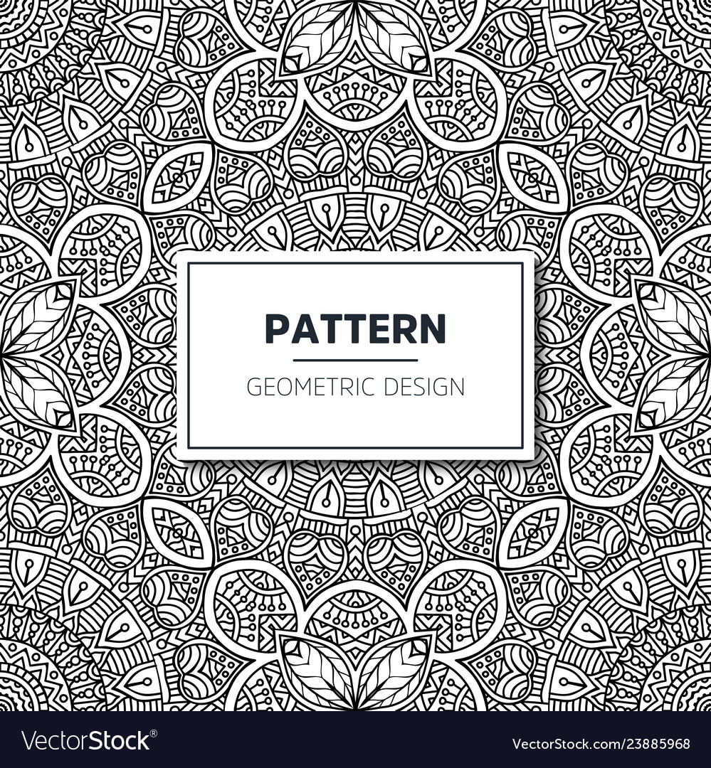 Seamless ethnic and tribal pattern vector image Seamless ethnic and tribal pattern