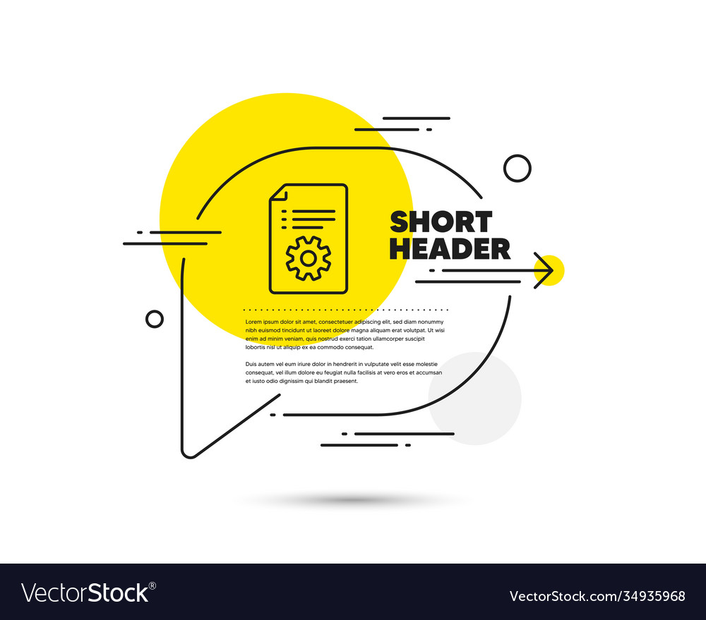 Technical documentation line icon instruction Vector Image Technical documentation line icon instruction