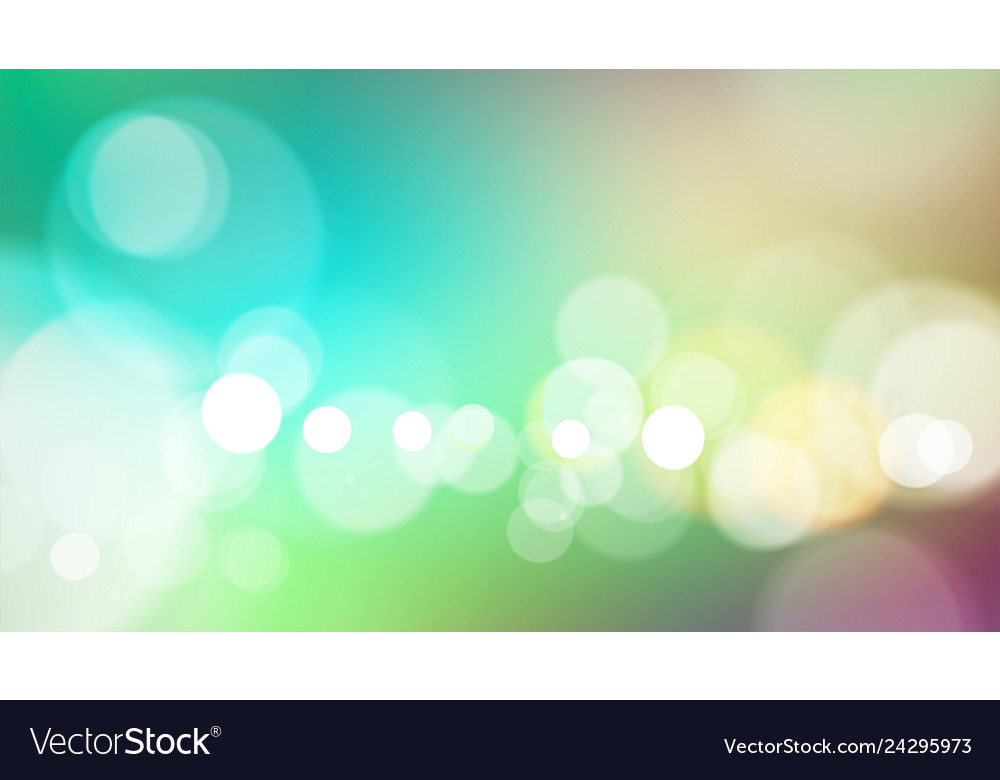 Abstract bokeh light on soft colors background Vector Image Abstract bokeh light on soft colors background