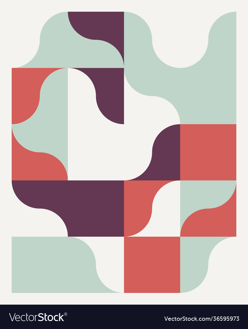Abstract geometry pattern artwork vector image Abstract geometry pattern artwork