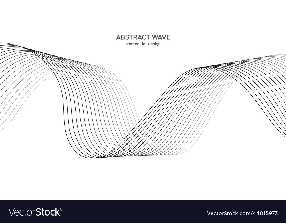 Abstract wave element for design digital Vector Image Abstract wave element for design digital