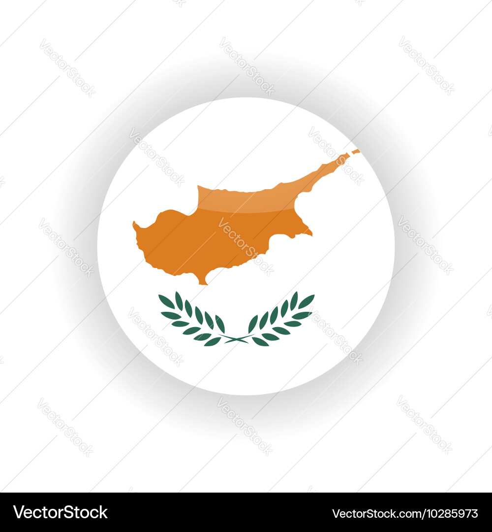 Cyprus icon circle Royalty Free Vector Image - VectorStock