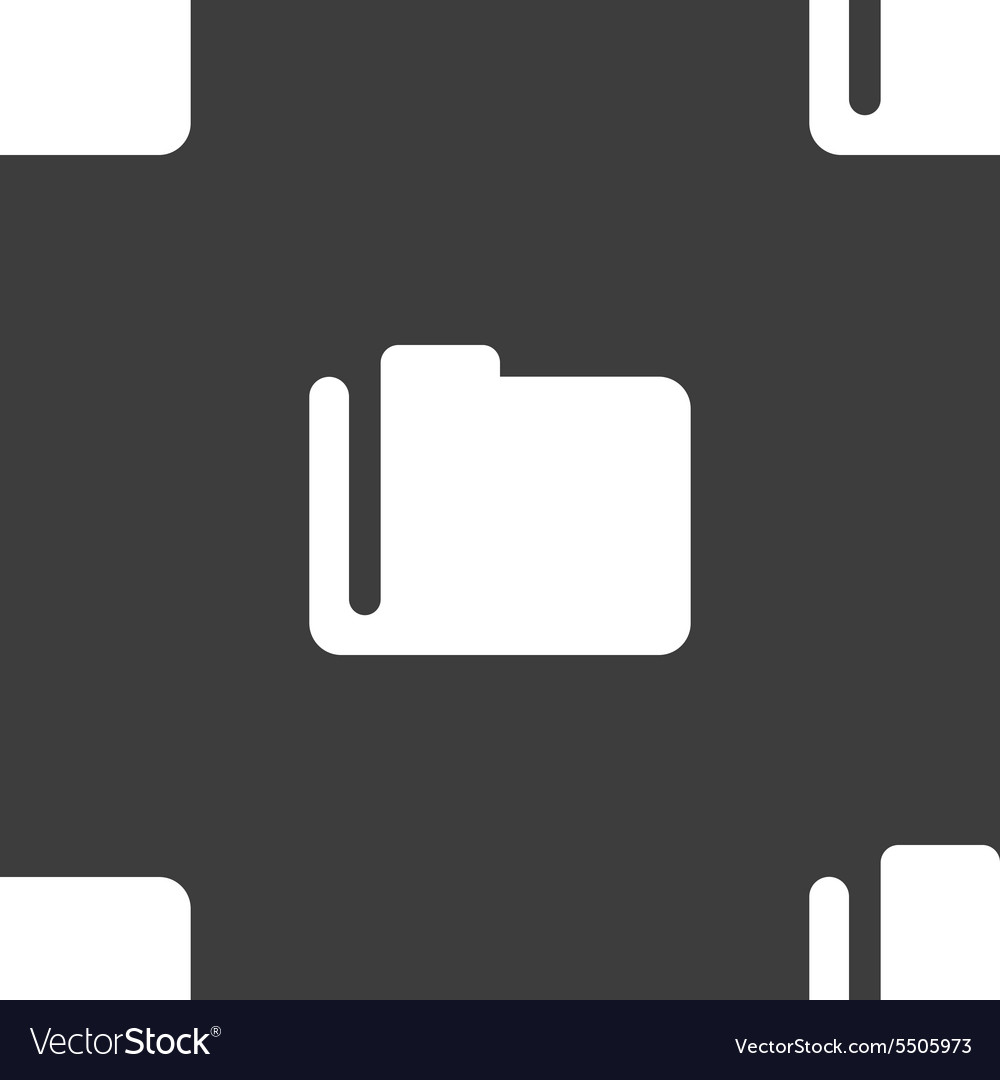 Document folder icon sign seamless pattern