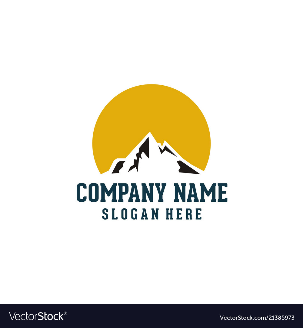 Mountain logo Royalty Free Vector Image - VectorStock