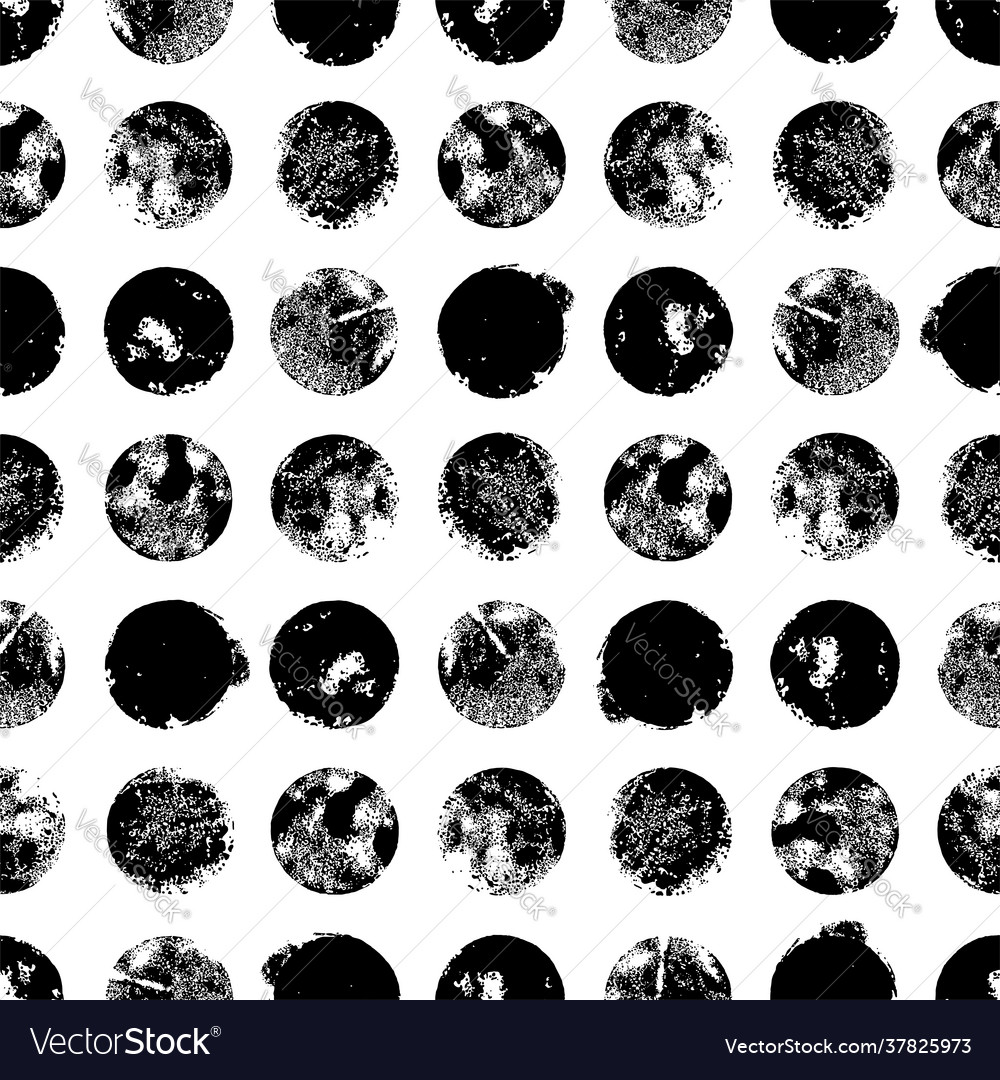 Seamless modern pattern with dots