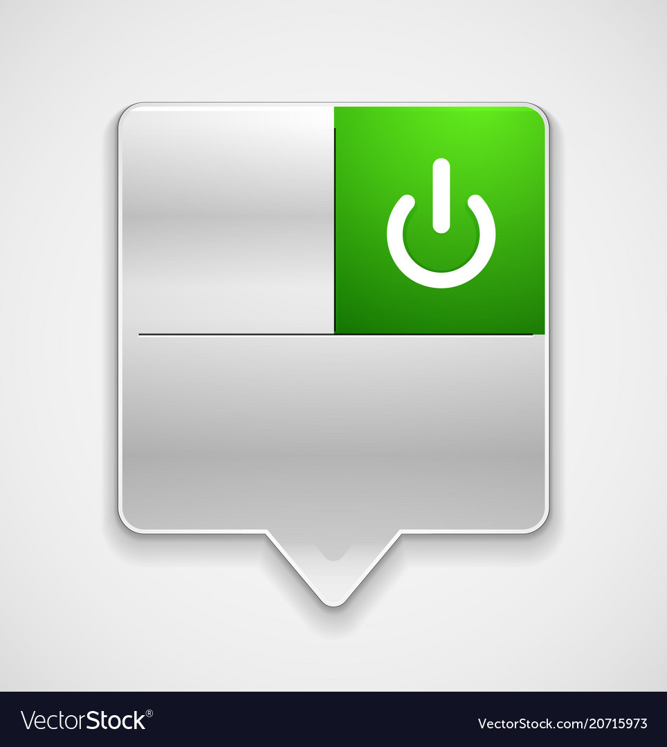 Start power button ui icon design on off symbol