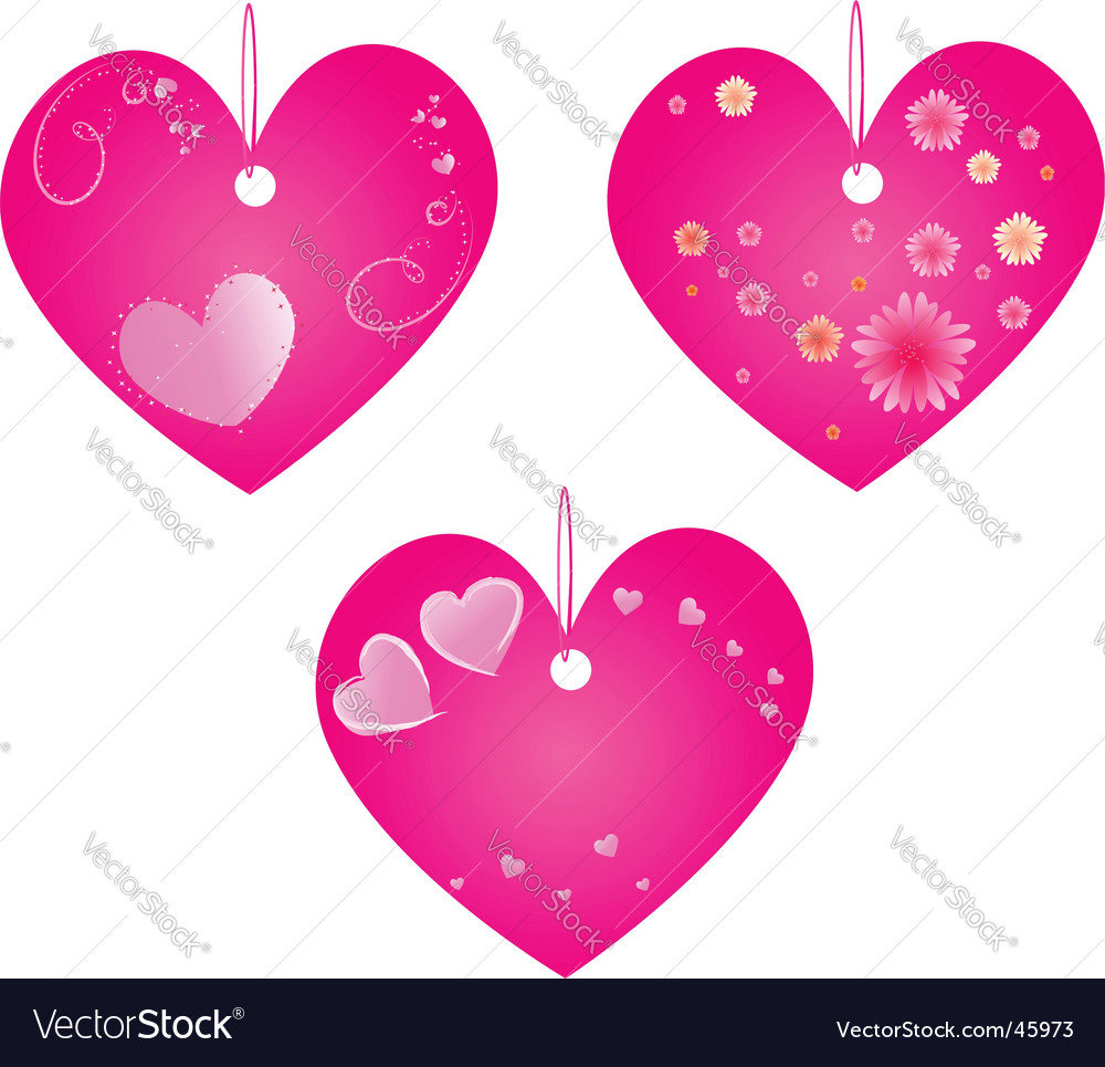 Valentines day hearts