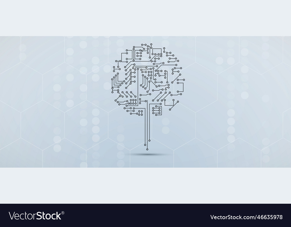 Abstract futuristic circuit computer internet Vector Image Abstract futuristic circuit computer internet