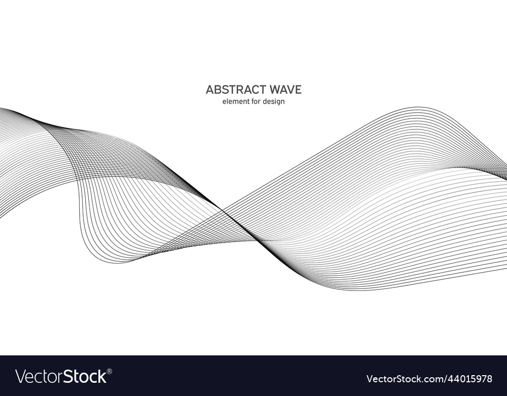 Abstract wave element for design digital vector image Abstract wave element for design digital