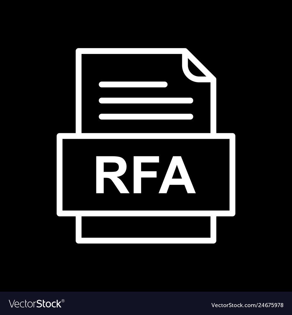 Rfa file document icon