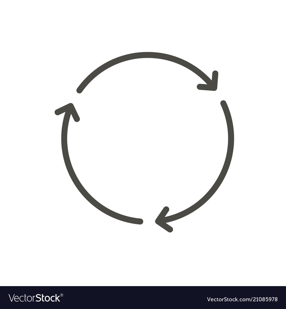 Sync Refresh Icon - Line Style