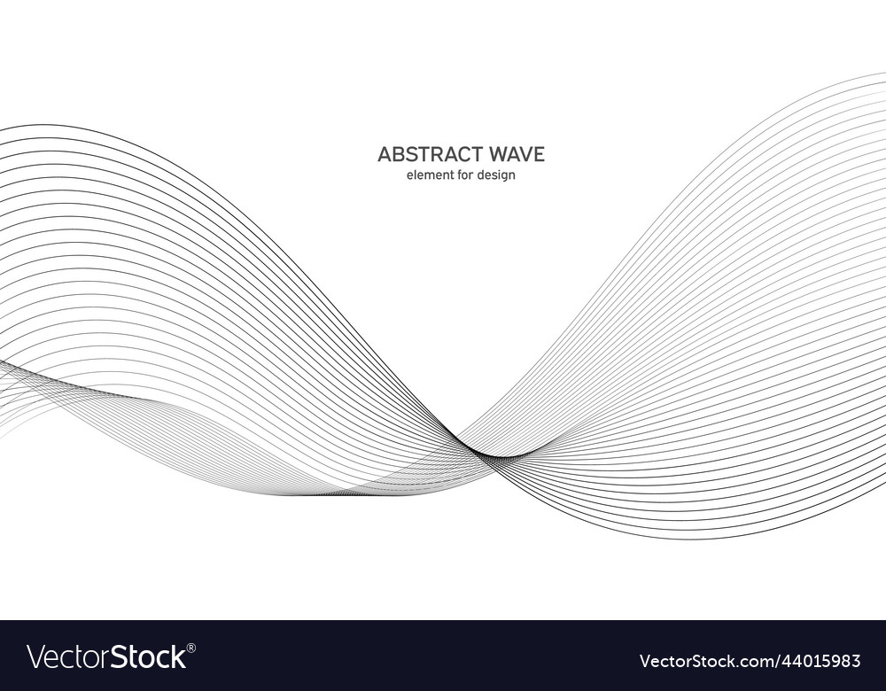 Abstract wave element for design digital vector image Abstract wave element for design digital