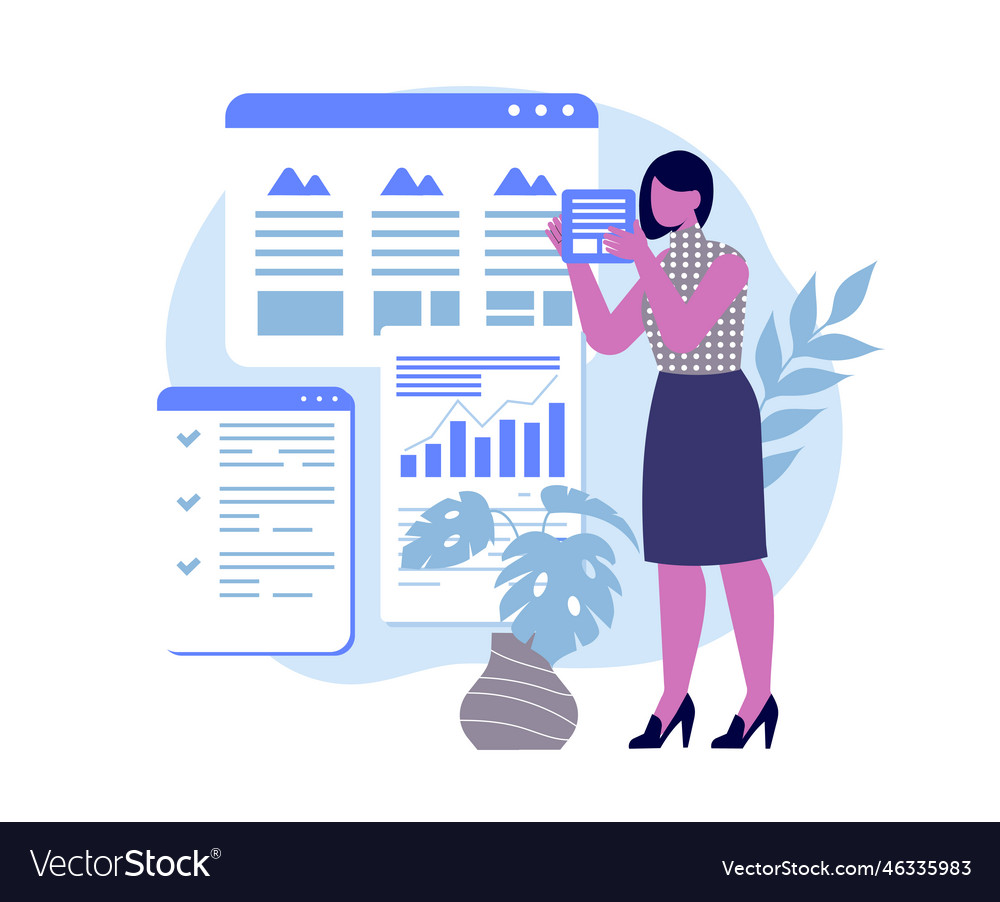 Adaptive programming concept vector image Adaptive programming concept