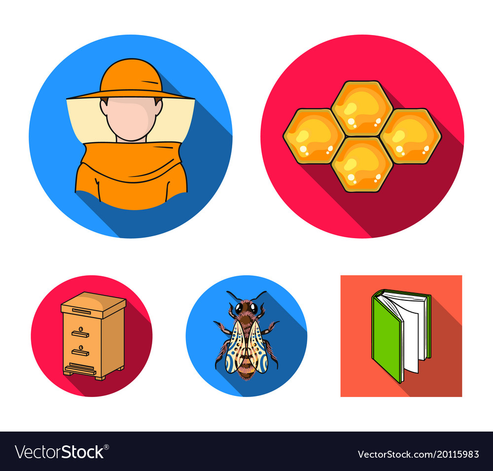 Bee the bee-keeper in mask honeycomb