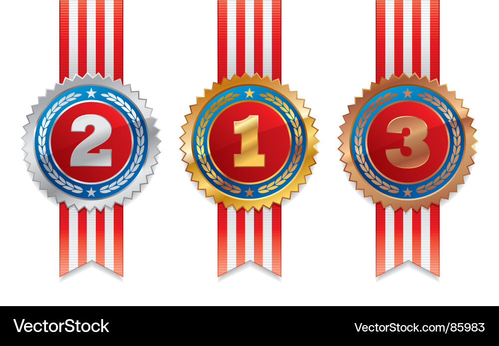 Medals Royalty Free Vector Image - VectorStock
