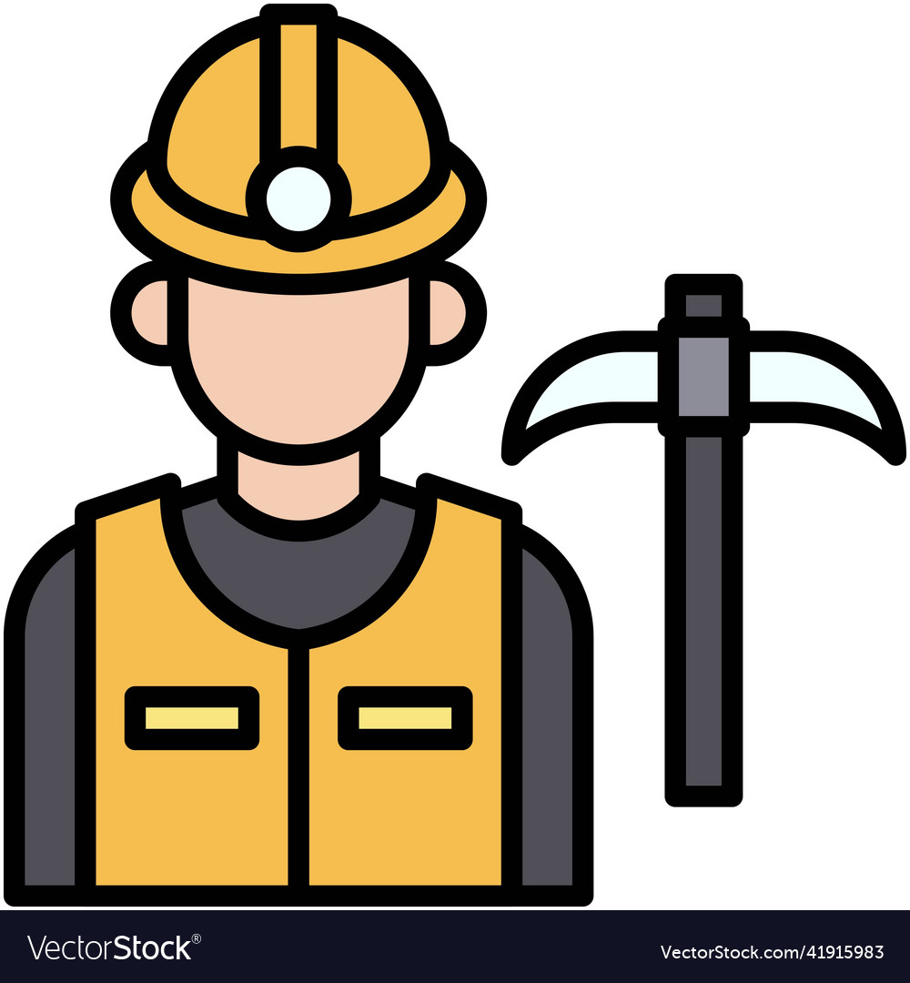 Miner icon blockchain related