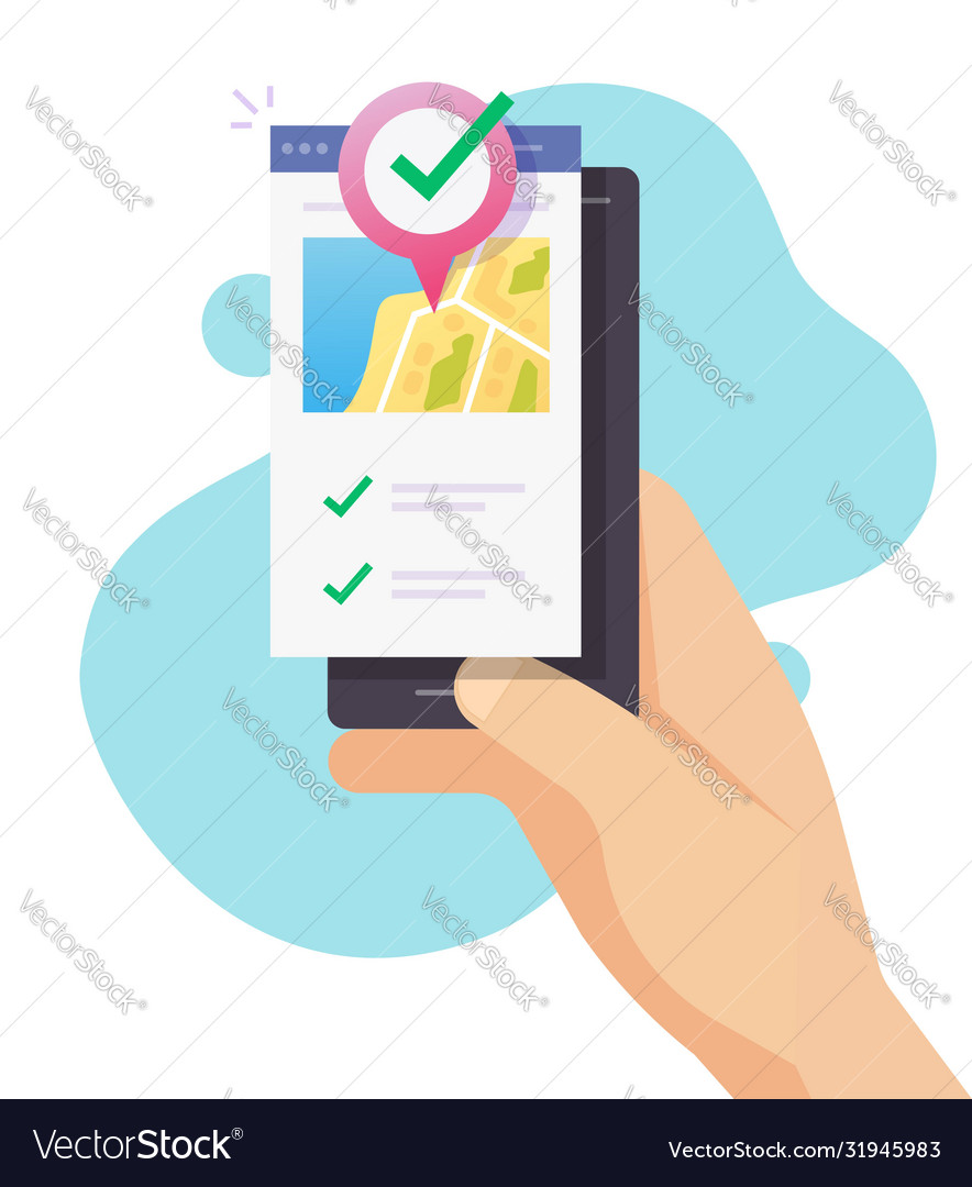 Mobile map gps location navigator with pin pointer