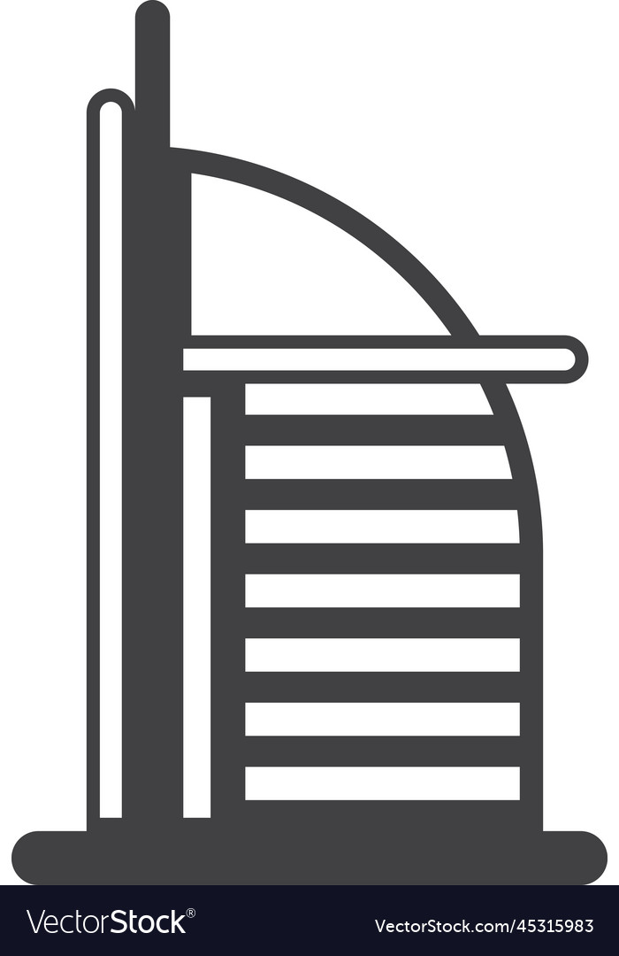 Modern building in minimal style