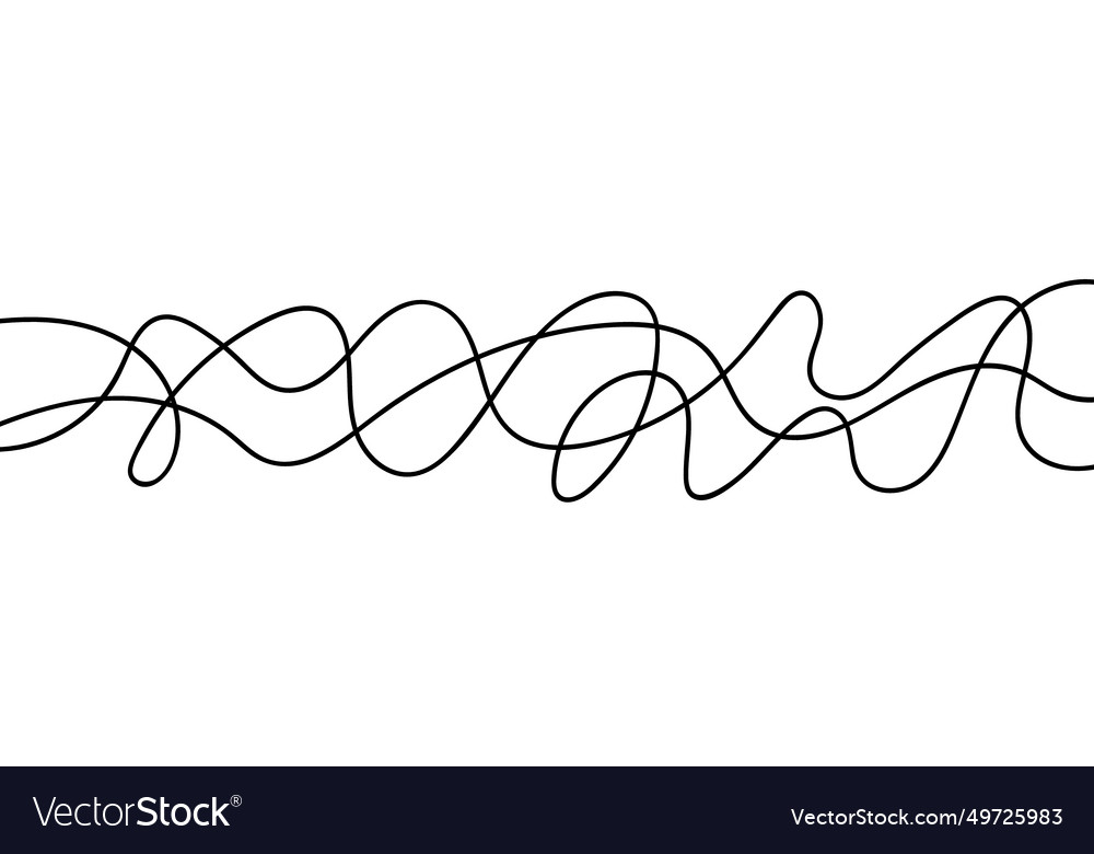 Seamless wavy line pattern with curvy abstract Vector Image Seamless wavy line pattern with curvy abstract