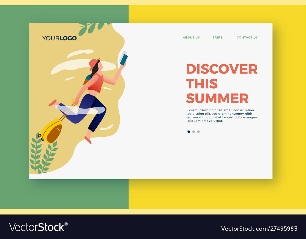 Summer landing page