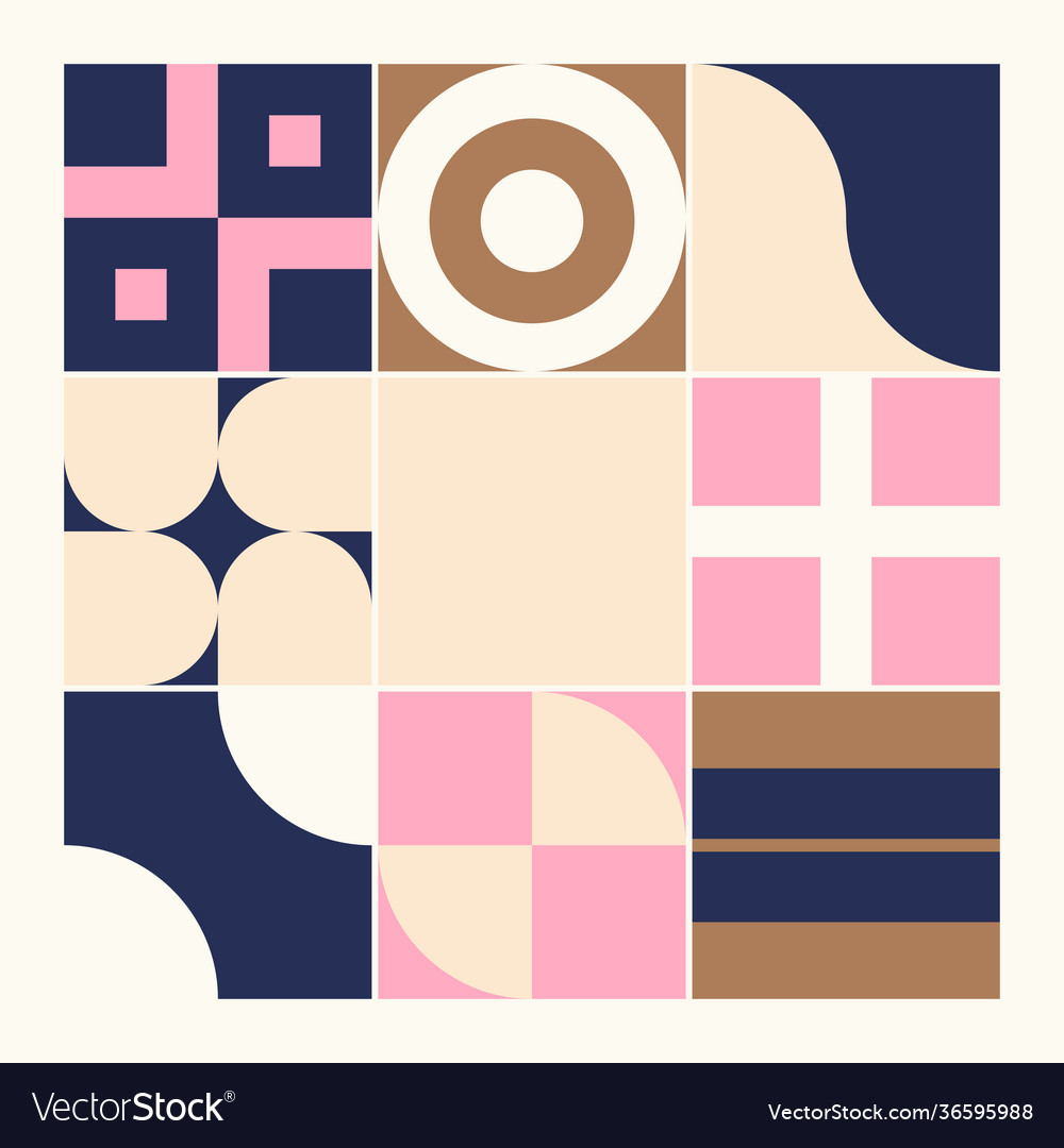 Abstract geometry pattern artwork vector image Abstract geometry pattern artwork