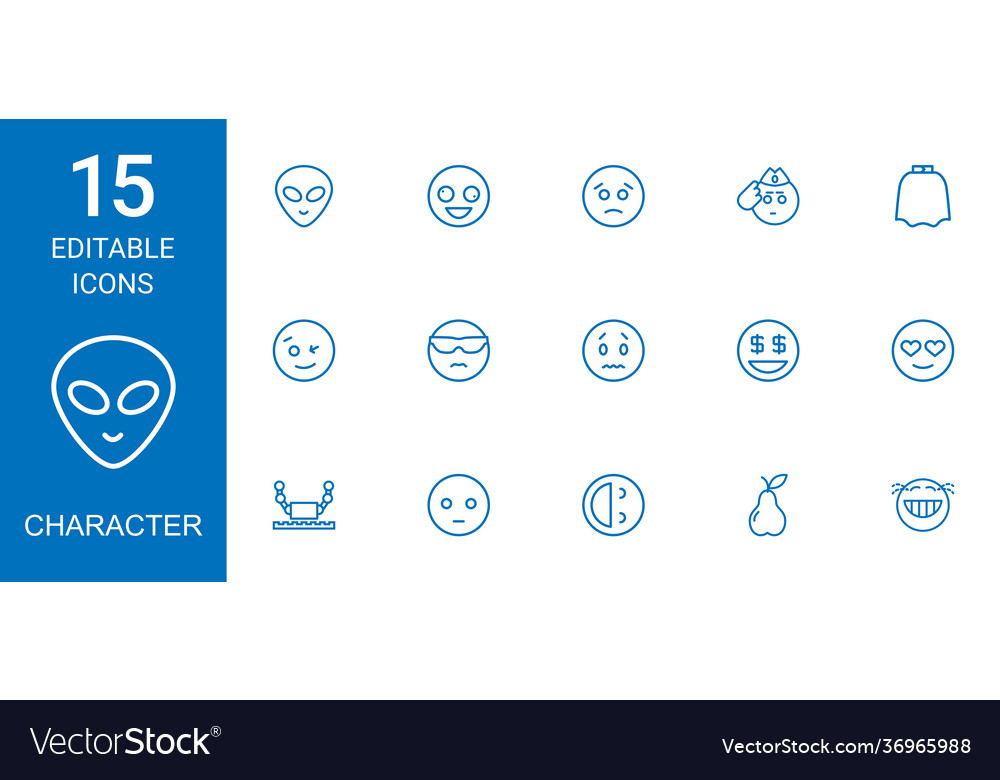 Character icons