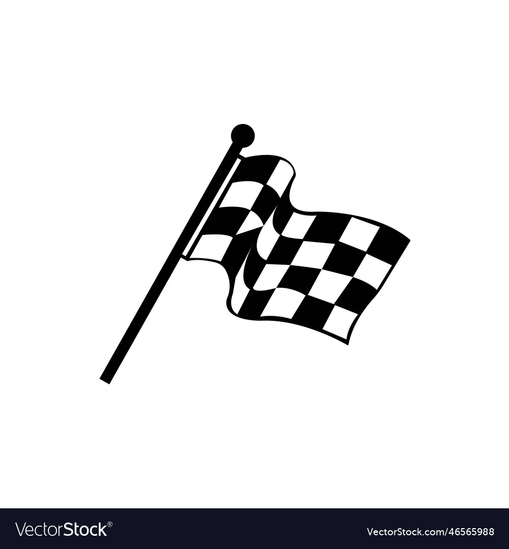 Checkered Racing Flag Icon
