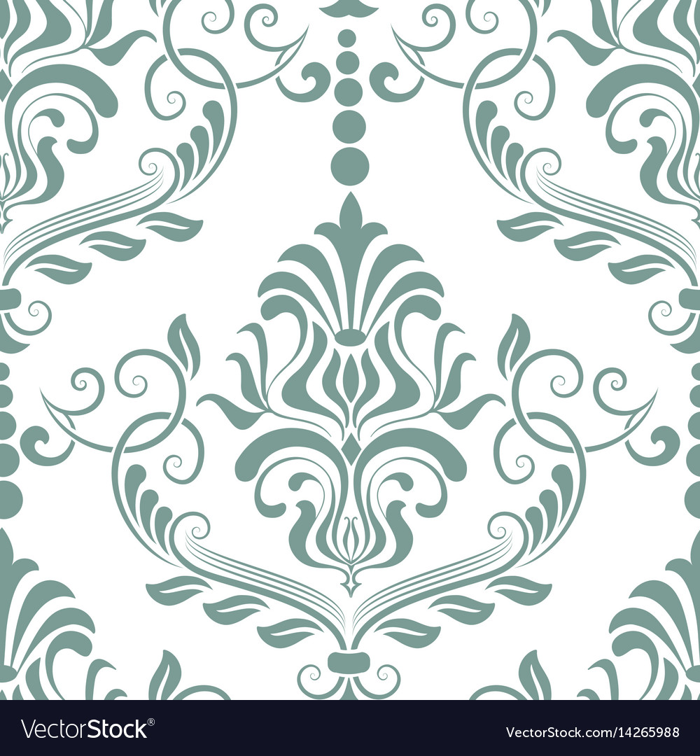 Elegant Floral Damask Pattern