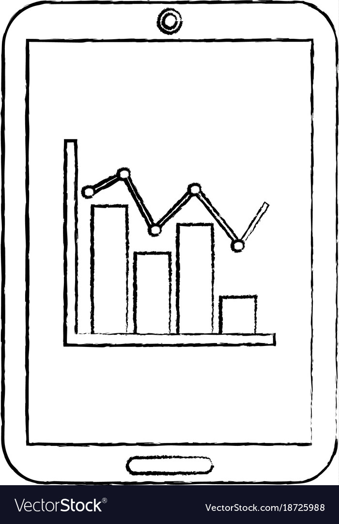 Graph chart icon image