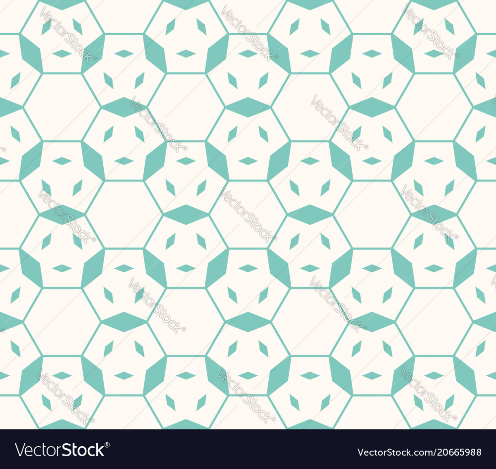 Lineare geometrische nahtlose Muster Sechskantgitter vector image Lineare geometrische nahtlose Muster Sechskantgitter