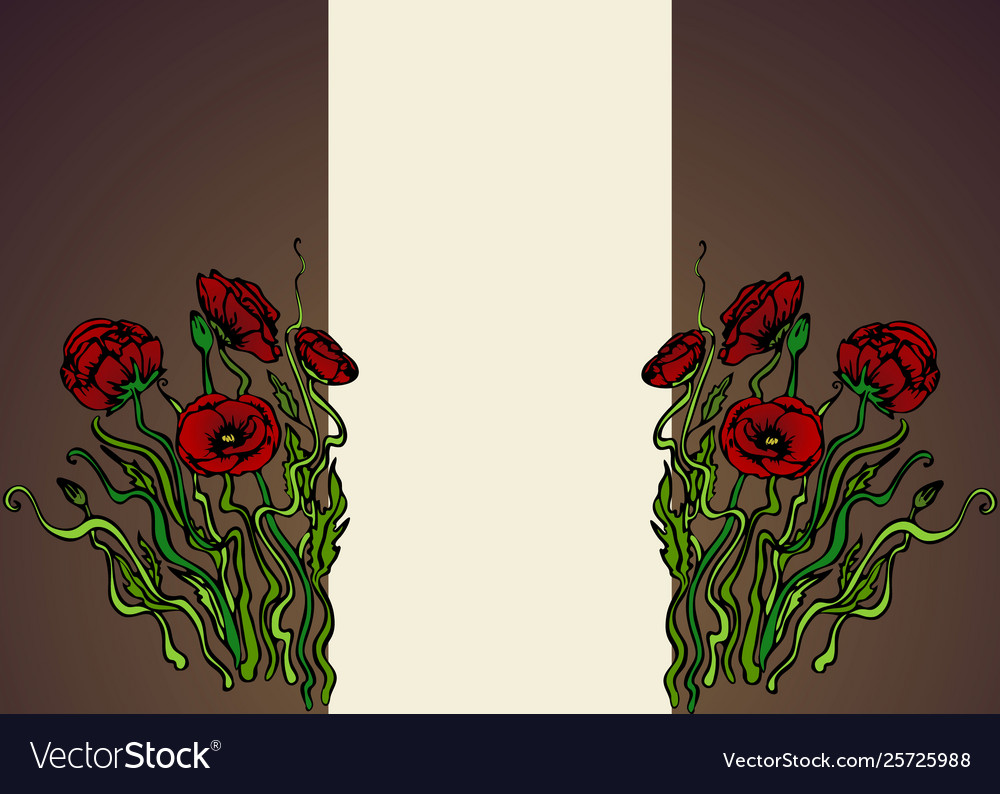Page template for web and print on brown vector image Page template for web and print on brown
