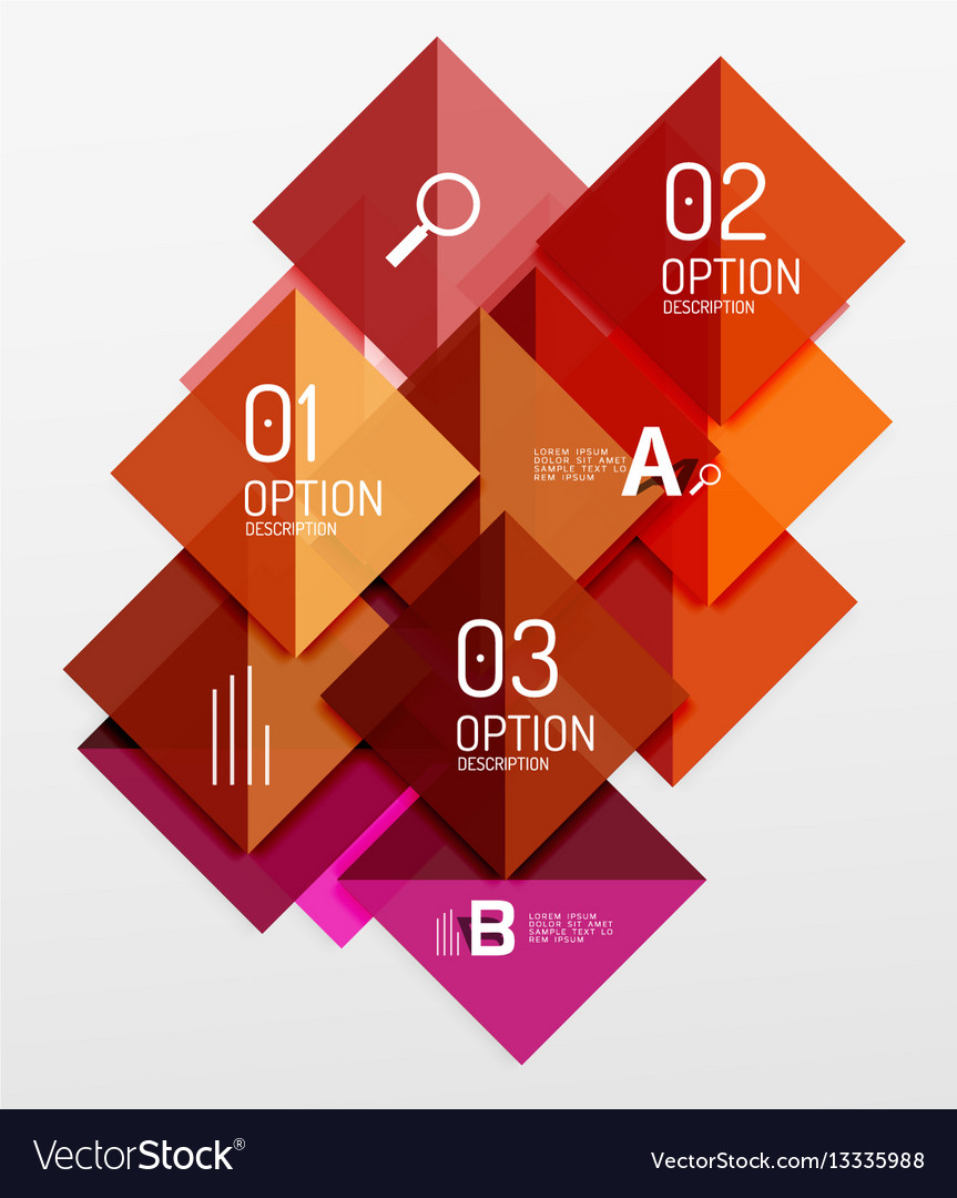 Repetition of overlapping color squares