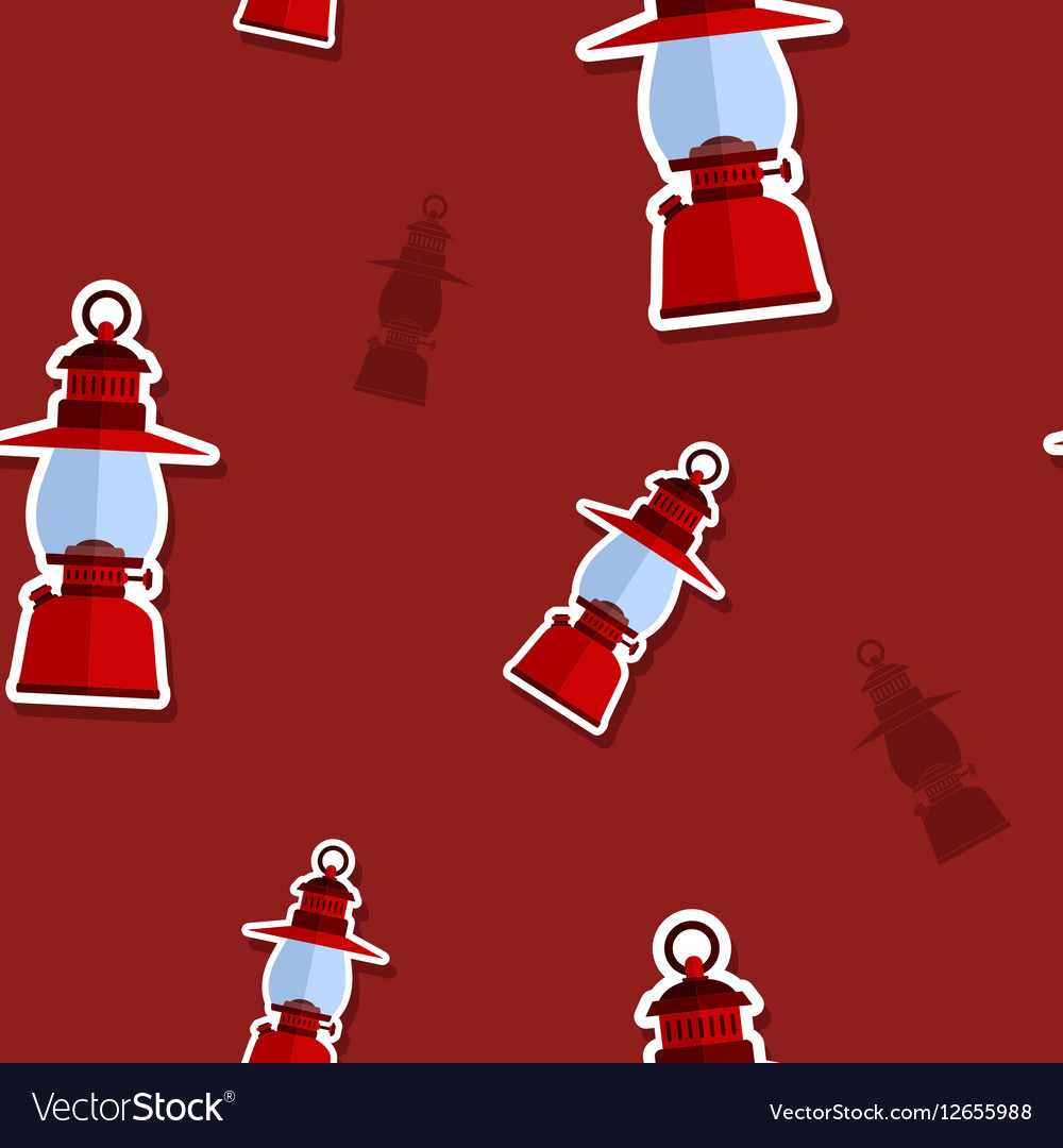 Seamless pattern with lanterns