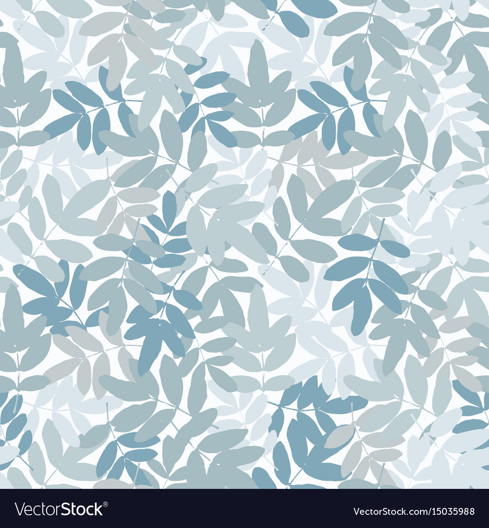 Seamless pattern with leafs