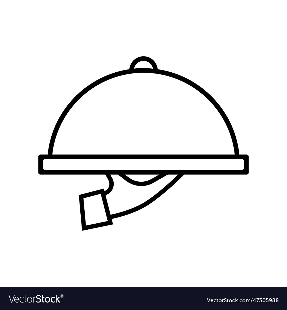 Serving plate icon Royalty Free Vector Image - VectorStock